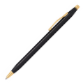 Cross Classic Century Ballpoint Pen - Gloss Black PVD Gold Trim - Picture 1